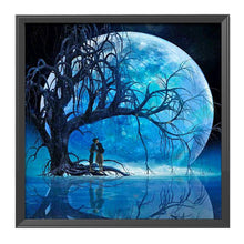 Load image into Gallery viewer, Moon Tree 11CT Stamped Cross Stitch Kit 40x40cm(canvas)
