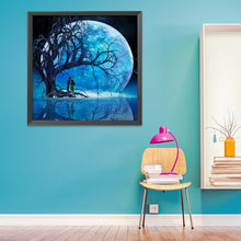 Load image into Gallery viewer, Moon Tree 11CT Stamped Cross Stitch Kit 40x40cm(canvas)
