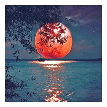 Load image into Gallery viewer, Moon Tree 11CT Stamped Cross Stitch Kit 40x40cm(canvas)
