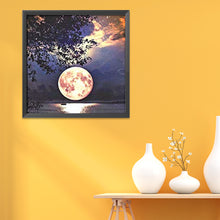 Load image into Gallery viewer, Moon Tree 11CT Stamped Cross Stitch Kit 40x40cm(canvas)
