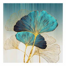 Load image into Gallery viewer, Ginkgo Leaf 11CT Stamped Cross Stitch Kit 60x60cm(canvas)
