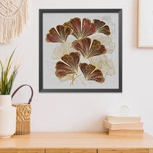 Load image into Gallery viewer, Ginkgo Leaf 11CT Stamped Cross Stitch Kit 60x60cm(canvas)
