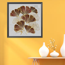 Load image into Gallery viewer, Ginkgo Leaf 11CT Stamped Cross Stitch Kit 60x60cm(canvas)
