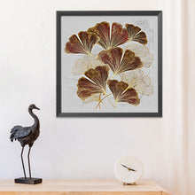 Load image into Gallery viewer, Ginkgo Leaf 11CT Stamped Cross Stitch Kit 60x60cm(canvas)
