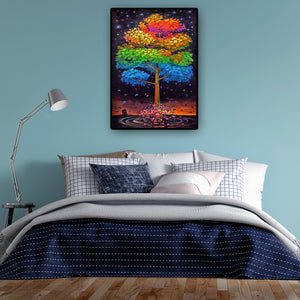 Luminous Tree 30x40cm(canvas) Full Round Drill Diamond Painting