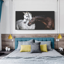 Load image into Gallery viewer, Two Horses 100x50cm(canvas) Full Round Drill Diamond Painting
