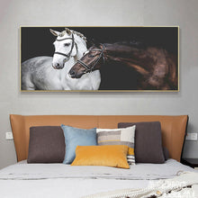 Load image into Gallery viewer, Two Horses 100x50cm(canvas) Full Round Drill Diamond Painting
