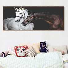 Load image into Gallery viewer, Two Horses 100x50cm(canvas) Full Round Drill Diamond Painting
