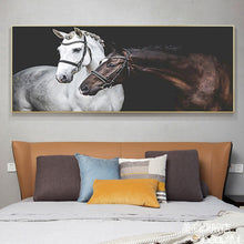 Load image into Gallery viewer, Two Horses 100x50cm(canvas) Full Round Drill Diamond Painting
