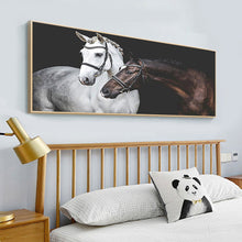 Load image into Gallery viewer, Two Horses 100x50cm(canvas) Full Round Drill Diamond Painting
