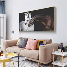 Load image into Gallery viewer, Two Horses 100x50cm(canvas) Full Round Drill Diamond Painting
