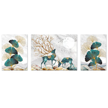 Load image into Gallery viewer, 3 Panel Deer 11CT Stamped Cross Stitch Kit 137x53cm(canvas)
