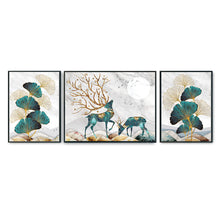 Load image into Gallery viewer, 3 Panel Deer 11CT Stamped Cross Stitch Kit 137x53cm(canvas)
