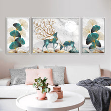 Load image into Gallery viewer, 3 Panel Deer 11CT Stamped Cross Stitch Kit 137x53cm(canvas)
