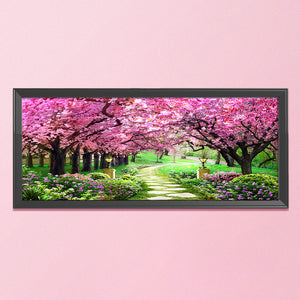 Blossom Garden 11CT Stamped Cross Stitch Kit 149x66cm(canvas)