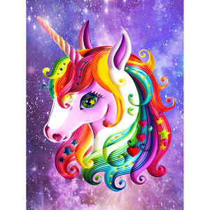 Unicorn 11CT Stamped Cross Stitch Kit 36x46cm(canvas)