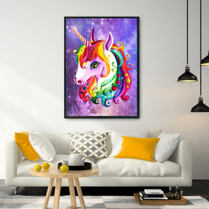 Unicorn 11CT Stamped Cross Stitch Kit 36x46cm(canvas)