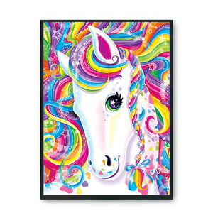 Unicorn 11CT Stamped Cross Stitch Kit 36x46cm(canvas)