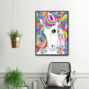 Unicorn 11CT Stamped Cross Stitch Kit 36x46cm(canvas)