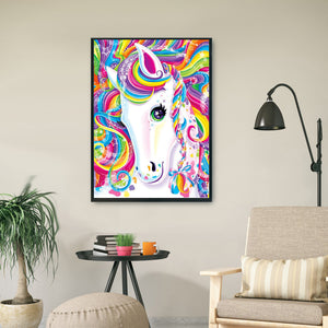 Unicorn 11CT Stamped Cross Stitch Kit 36x46cm(canvas)