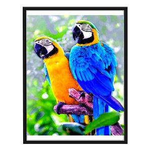 Parrot 14CT Stamped Cross Stitch Kit 46x36cm(canvas)