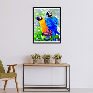 Parrot 14CT Stamped Cross Stitch Kit 46x36cm(canvas)