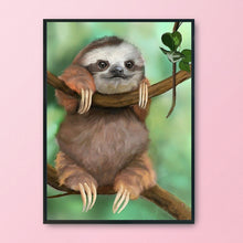 Load image into Gallery viewer, Sloth 11CT Stamped Cross Stitch Kit 36x46cm(canvas)
