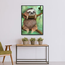 Load image into Gallery viewer, Sloth 11CT Stamped Cross Stitch Kit 36x46cm(canvas)
