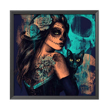 Load image into Gallery viewer, Halloween Women 11CT Stamped Cross Stitch Kit 40x40cm(canvas)
