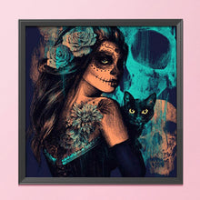 Load image into Gallery viewer, Halloween Women 11CT Stamped Cross Stitch Kit 40x40cm(canvas)
