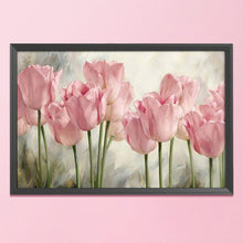 Load image into Gallery viewer, Pink Tulip 11CT Stamped Cross Stitch Kit 35x50cm(canvas)
