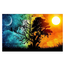 Load image into Gallery viewer, Sunset Tree 11CT Stamped Cross Stitch Kit 35x50cm(canvas)
