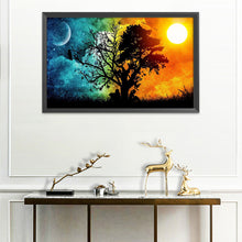 Load image into Gallery viewer, Sunset Tree 11CT Stamped Cross Stitch Kit 35x50cm(canvas)
