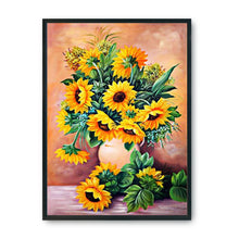 Load image into Gallery viewer, Sunflower Vase 11CT Stamped Cross Stitch Kit 36x46cm(canvas)
