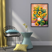 Load image into Gallery viewer, Sunflower Vase 11CT Stamped Cross Stitch Kit 36x46cm(canvas)
