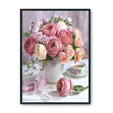 Load image into Gallery viewer, Rose Vase 11CT Stamped Cross Stitch Kit 36x46cm(canvas)
