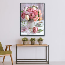 Load image into Gallery viewer, Rose Vase 11CT Stamped Cross Stitch Kit 36x46cm(canvas)
