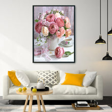 Load image into Gallery viewer, Rose Vase 11CT Stamped Cross Stitch Kit 36x46cm(canvas)
