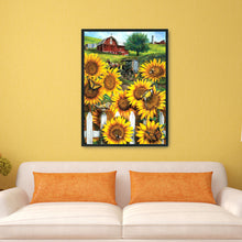 Load image into Gallery viewer, Garden Sunflower 11CT Stamped Cross Stitch Kit 36x46cm(canvas)
