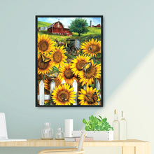 Load image into Gallery viewer, Garden Sunflower 11CT Stamped Cross Stitch Kit 36x46cm(canvas)
