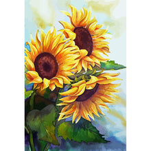 Load image into Gallery viewer, Sunflower 11CT Stamped Cross Stitch Kit 36x46cm(canvas)
