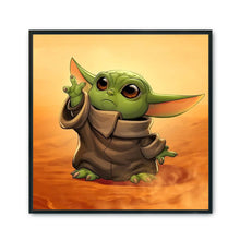 Load image into Gallery viewer, Yoda 11CT Stamped Cross Stitch Kit 36x36cm(canvas)
