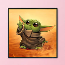 Load image into Gallery viewer, Yoda 11CT Stamped Cross Stitch Kit 36x36cm(canvas)
