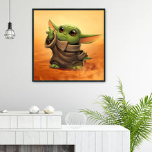 Load image into Gallery viewer, Yoda 11CT Stamped Cross Stitch Kit 36x36cm(canvas)
