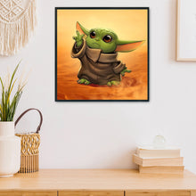 Load image into Gallery viewer, Yoda 11CT Stamped Cross Stitch Kit 36x36cm(canvas)
