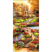 Load image into Gallery viewer, Landscape 11CT Stamped Cross Stitch Kit 40x85cm(canvas)
