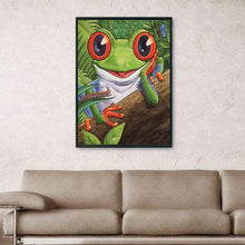 Load image into Gallery viewer, Frog 14CT Stamped Cross Stitch Kit 46x36cm(canvas)
