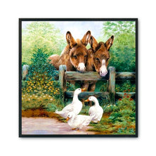 Load image into Gallery viewer, Goose 11CT Stamped Cross Stitch Kit 36x36cm(canvas)
