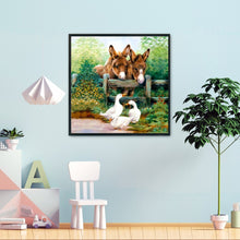 Load image into Gallery viewer, Goose 11CT Stamped Cross Stitch Kit 36x36cm(canvas)
