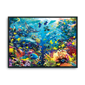 Underwater 11CT Stamped Cross Stitch Kit 100x73cm(canvas)